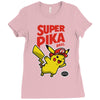 super pika bros Ladies Fitted T-Shirt