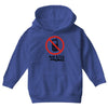 no cell phones Youth Hoodie