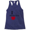 i dyslexia Racerback Tank