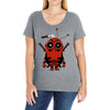 deadpool minion Ladies Curvy T-Shirt