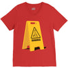 caution bananas V-Neck Tee