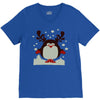 christmas t shirt santa reindeer penguin novelty xmas V-Neck Tee