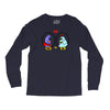 eggplant wizard and king hippo Long Sleeve Shirts