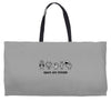 space are friends black Weekender Totes