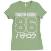 hachi roku 86 Ladies Fitted T-Shirt