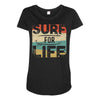 surf for life Maternity Scoop Neck T-shirt