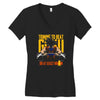 training to beat saiyan or at least warrior anime gym workout lifting Women's V-Neck T-Shirt