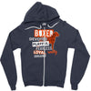 devoted boxer Zipper Hoodie