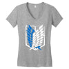wings of freedom Women's V-Neck T-Shirt