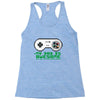 dad retro game Racerback Tank