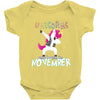 Born November Baby Bodysuit