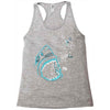 shark attack!!! Racerback Tank