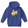 spongebob squarepants and patrick christmas Youth Hoodie