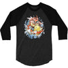 shining splash koi 3/4 Sleeve Shirt