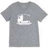 stolzer lkw fahrer trucker disponent V-Neck Tee