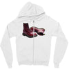 red doc marten skinhead boots, ideal birthday present or gift Zipper Hoodie