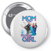 mom of the birthday girl Pin-back button