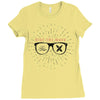 ride the wave Ladies Fitted T-Shirt