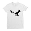 noel dinosaur Ladies Fitted T-Shirt