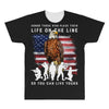 Honor Those Who Place Their Life On The Line All Over Men's T-shirt