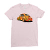 sixties vw beetle, ideal gift or birthday present Ladies Fitted T-Shirt