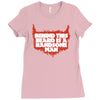 behind beard is a handsome man Ladies Fitted T-Shirt