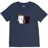 purr evil 2 V-Neck Tee