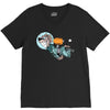 astronaut dog V-Neck Tee