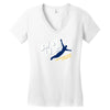 swan dive Women's V-Neck T-Shirt
