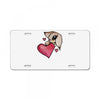 bunny rabbit love License Plate