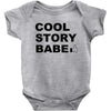cool story bro Baby Bodysuit