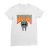 Doom With Mask Ladies Fitted T-Shirt