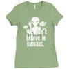 aliens we dont believe in humans Ladies Fitted T-Shirt