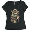 driver picks the music Women's Triblend Scoop T-shirt