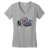 monster found something better Women's V-Neck T-Shirt