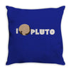 i heart pluto new horizon Throw Pillow