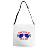 stayin' fly for the 4th of july Adjustable Strap Totes