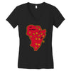 isla nublar Women's V-Neck T-Shirt