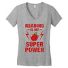 Reading Is My Superpower Women's V-Neck T-Shirt