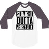 straight outta jersey city 3/4 Sleeve Shirt