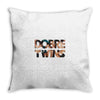 Dobre Twins Photo Throw Pillow
