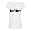 don't care Maternity Scoop Neck T-shirt