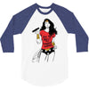 wonder woman 3/4 Sleeve Shirt