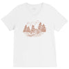 Camping Red V-Neck Tee