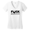 fuck shaving Women's V-Neck T-Shirt