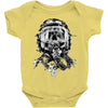 skull pilot Baby Onesie