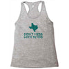 don't mess with tetris Racerback Tank