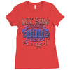my son was so amazing god made Ladies Fitted T-Shirt