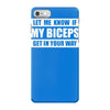 my biceps funny printed iPhone 7 Case