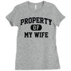 property of my wife Ladies Fitted T-Shirt